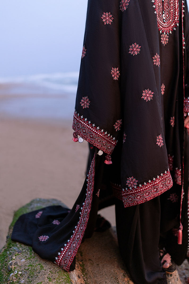 CROSS STITCH UNSTITCHED WINTER 3PC WITH DHANAK EMBROIDERED SHAWL